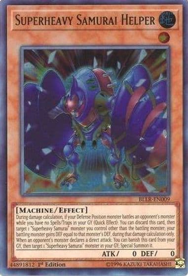 Superheavy Samurai Helper Battles of Legend: Light's Revenge Yu-Gi-Oh! card