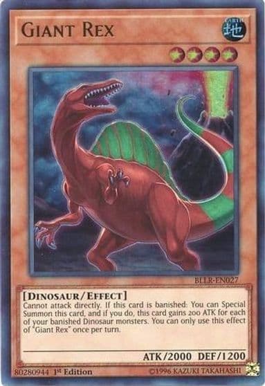 Giant Rex Battles of Legend: Light's Revenge Yu-Gi-Oh! card