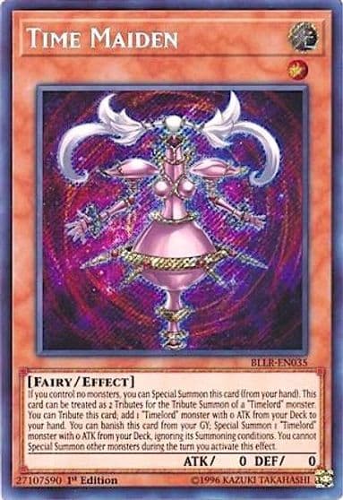 Time Maiden Battles of Legend: Light's Revenge Yu-Gi-Oh! card