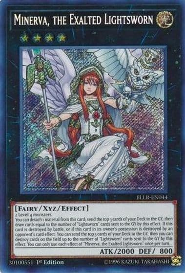 Minerva the Exalted Lightsworn Battles of Legend: Light's Revenge Yu-Gi-Oh! card