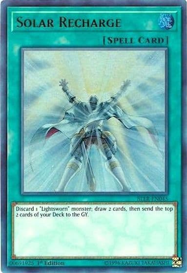 Solar Recharge Battles of Legend: Light's Revenge Yu-Gi-Oh! card