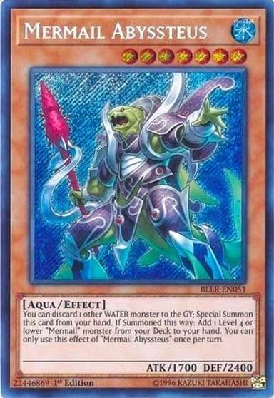 Mermail Abyssteus Battles of Legend: Light's Revenge Yu-Gi-Oh! card