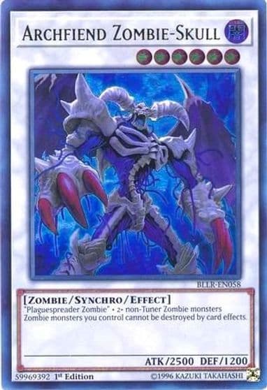 Archfiend Zombie Skull Battles of Legend: Light's Revenge Yu-Gi-Oh! card
