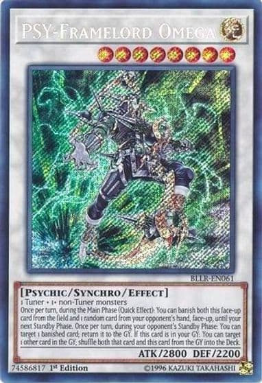 PSY Framelord Omega Battles of Legend: Light's Revenge Yu-Gi-Oh! card