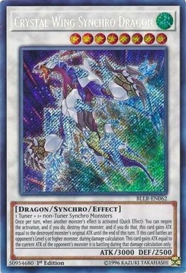 Crystal Wing Synchro Dragon Battles of Legend: Light's Revenge Yu-Gi-Oh! card