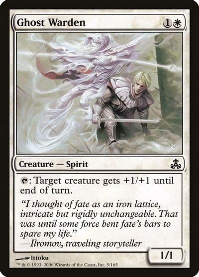 Ghost Warden Guildpact Magic card