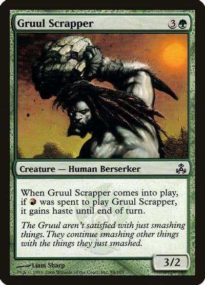 Gruul Scrapper Guildpact Magic card