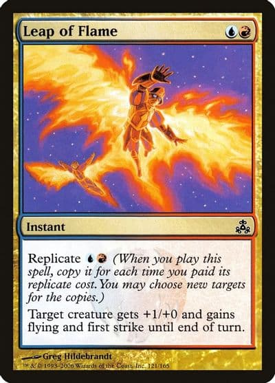 Leap of Flame Guildpact Magic card