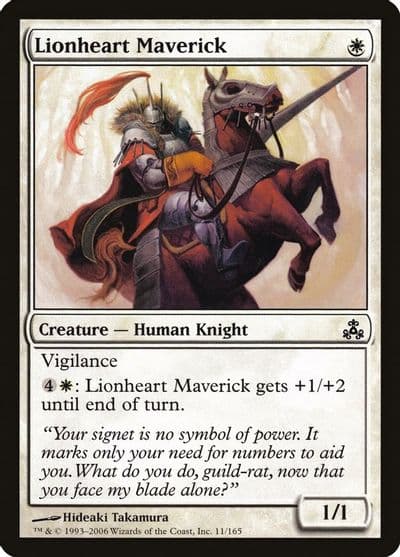 Lionheart Maverick Guildpact Magic card