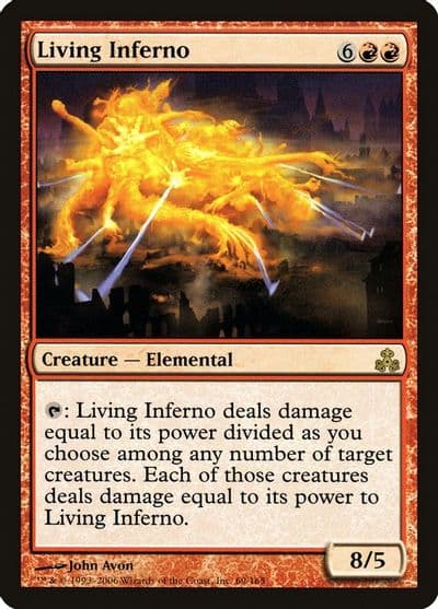 Living Inferno Guildpact Magic card