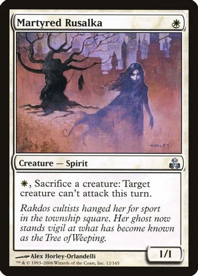 Martyred Rusalka Guildpact Magic card