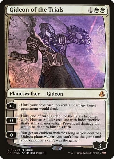 Gideon of the Trials SDCC 2017 Exclusive Media Promos Magic card