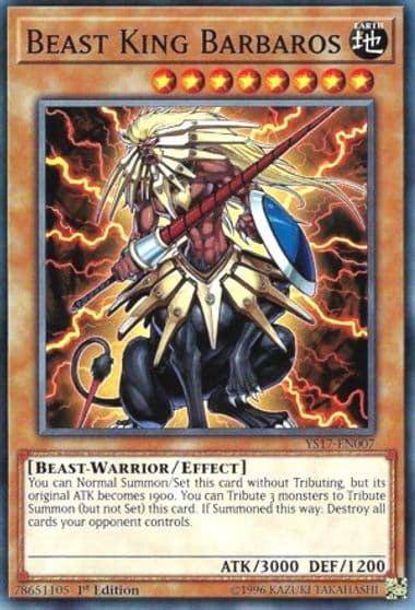 Beast King Barbaros Starter Deck: Link Strike Yu-Gi-Oh! card
