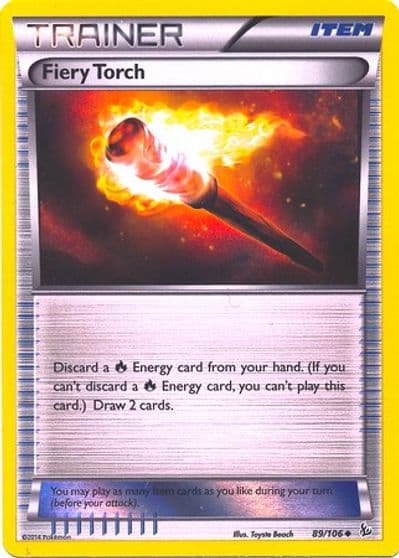 Fiery Torch (Sheen Holo) Miscellaneous Cards & Products Pokemon card