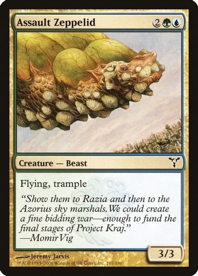 Assault Zeppelid Dissension Magic card