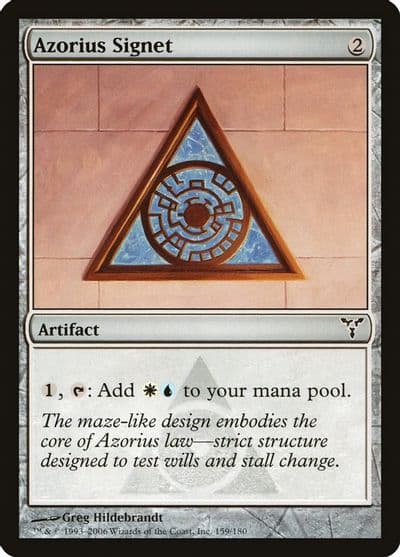 Azorius Signet Dissension Magic card