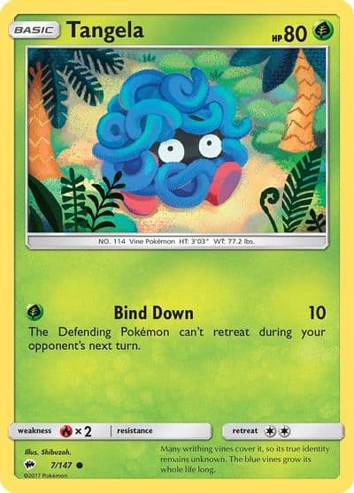 Tangela SM - Burning Shadows Pokemon card
