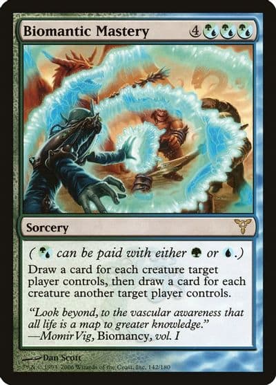 Biomantic Mastery Dissension Magic card