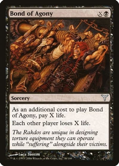 Bond of Agony Dissension Magic card