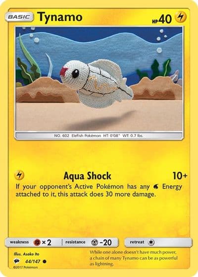 Tynamo SM - Burning Shadows Pokemon card
