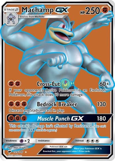 Machamp GX (Full Art) SM - Burning Shadows Pokemon card