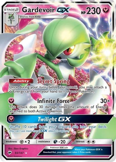 Gardevoir GX SM - Burning Shadows Pokemon card