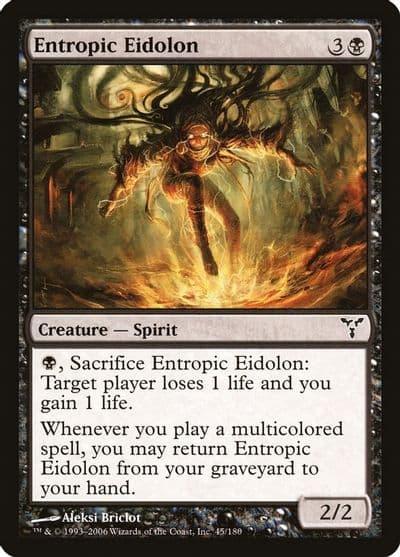 Entropic Eidolon Dissension Magic card