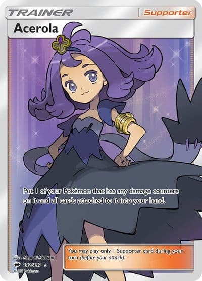 Acerola (Full Art) SM - Burning Shadows Pokemon card