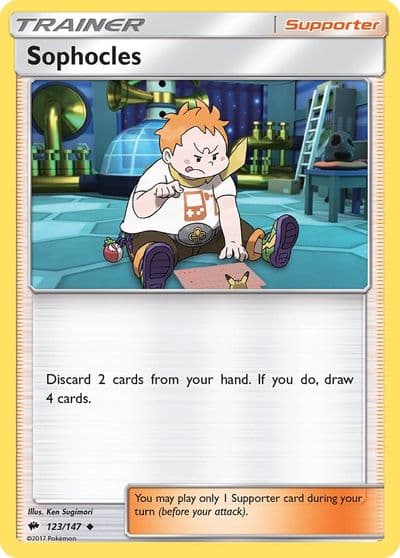 Sophocles SM - Burning Shadows Pokemon card