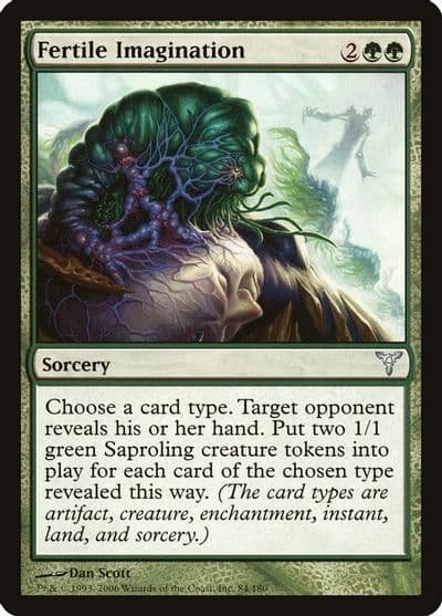 Fertile Imagination Dissension Magic card