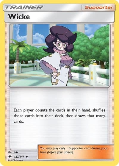 Wicke SM - Burning Shadows Pokemon card