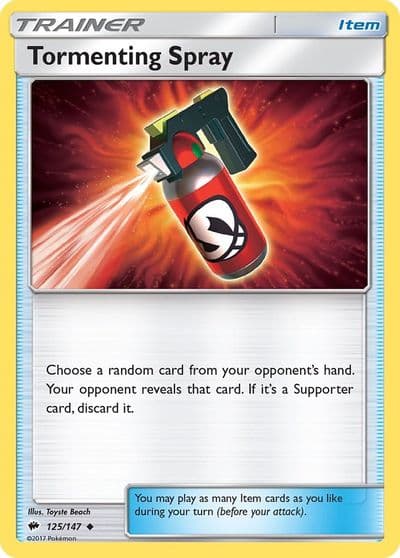 Tormenting Spray SM - Burning Shadows Pokemon card