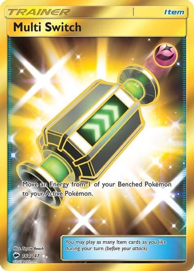 Multi Switch (Secret) SM - Burning Shadows Pokemon card