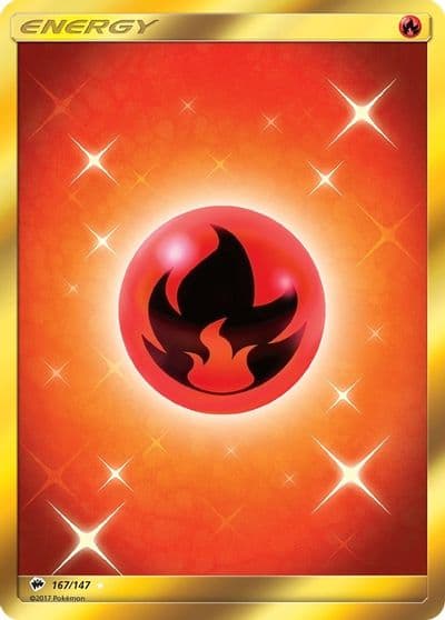 Fire Energy (Secret) SM - Burning Shadows Pokemon card