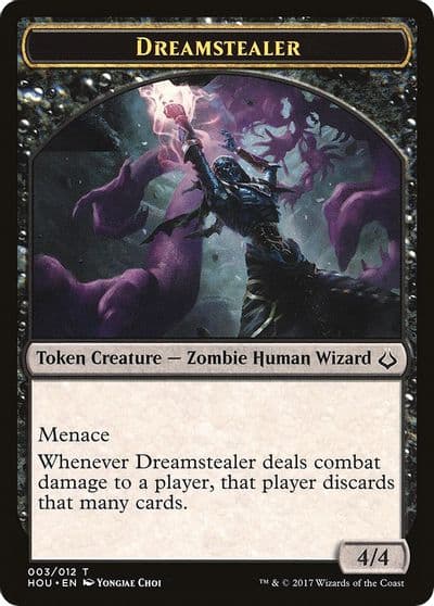 Dreamstealer Warrior Double Sided Token Hour of Devastation Magic card