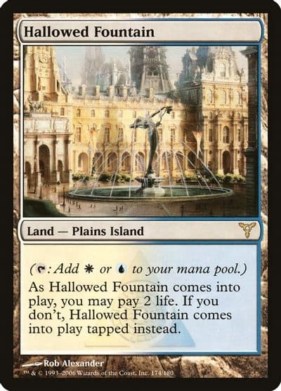 Hallowed Fountain Dissension Magic card