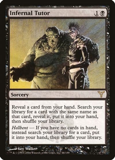 Infernal Tutor Dissension Magic card