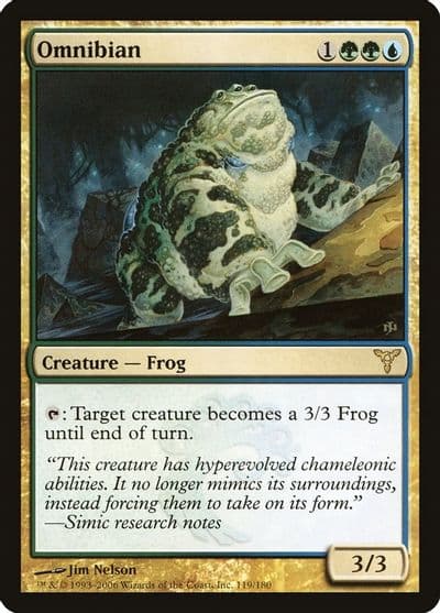 Omnibian Dissension Magic card