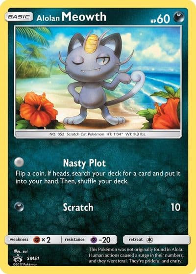 Alolan Meowth - SM51 SM Promos Pokemon card