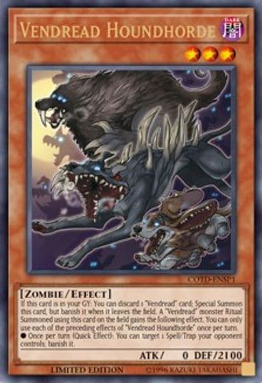 Vendread Houndhorde COTD ENSP1 Code of the Duelist Yu-Gi-Oh! card