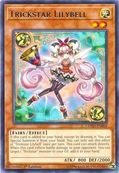 Trickstar Lilybell Code of the Duelist Yu-Gi-Oh! card