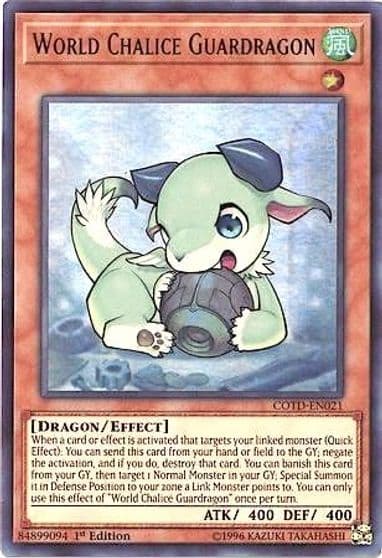 World Chalice Guardragon Code of the Duelist Yu-Gi-Oh! card