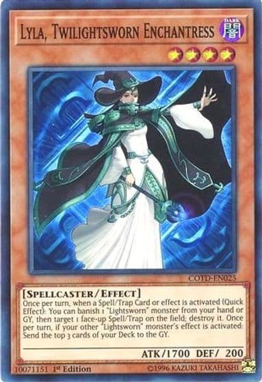 Lyla Twilightsworn Enchantress Code of the Duelist Yu-Gi-Oh! card