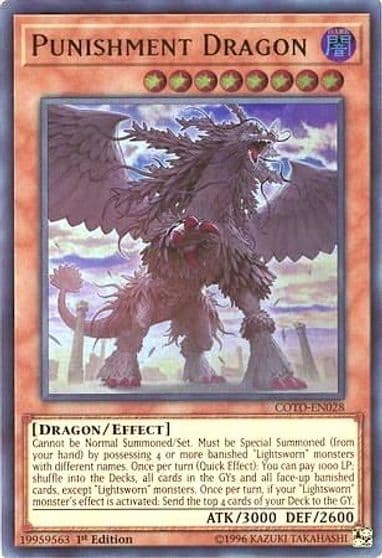 Punishment Dragon Code of the Duelist Yu-Gi-Oh! card