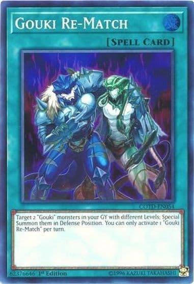 Gouki Re Match Code of the Duelist Yu-Gi-Oh! card