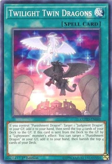 Twilight Twin Dragons Code of the Duelist Yu-Gi-Oh! card