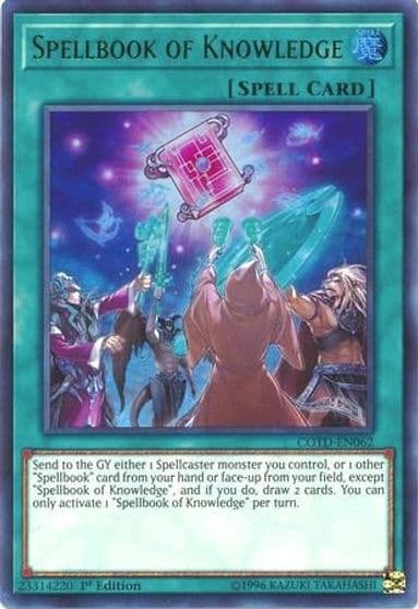 Spellbook of Knowledge Code of the Duelist Yu-Gi-Oh! card