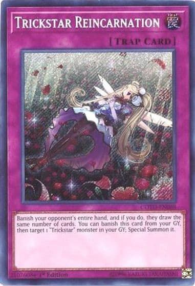 Trickstar Reincarnation Code of the Duelist Yu-Gi-Oh! card