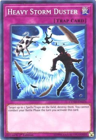 Heavy Storm Duster Code of the Duelist Yu-Gi-Oh! card