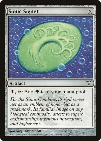 Simic Signet Dissension Magic card